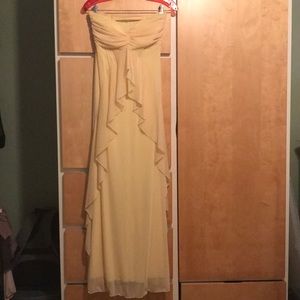 Pale Yellow Elegant Formal/Prom Dress
